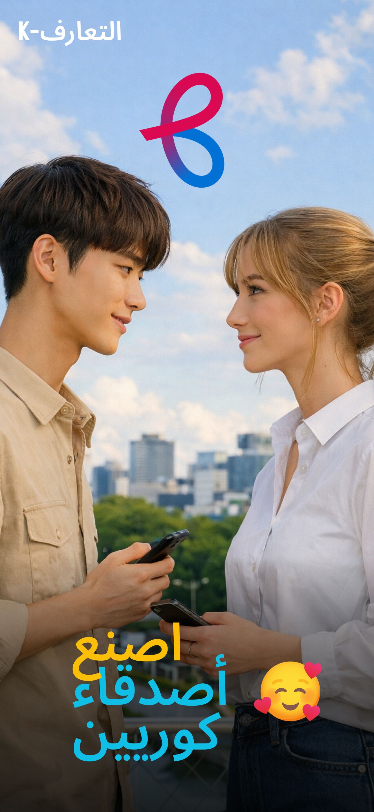 K-Dating — تعرّف على كوريين وتحدث معهم عبر الإنترنت