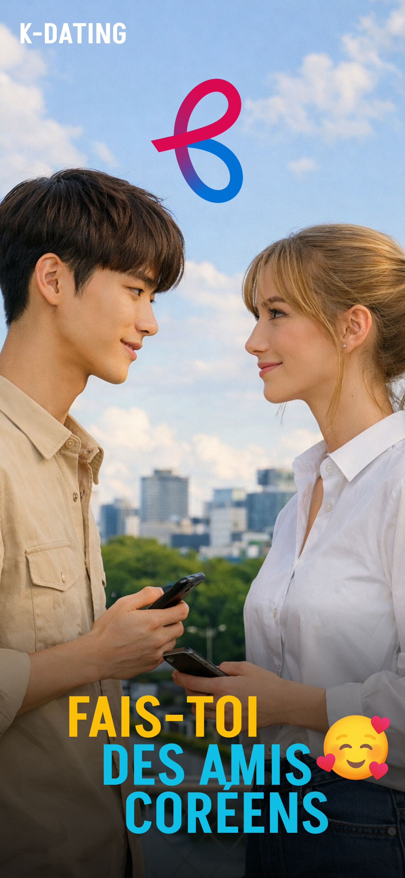 K-Dating — Rencontrez et discutez avec des Coréens en ligne