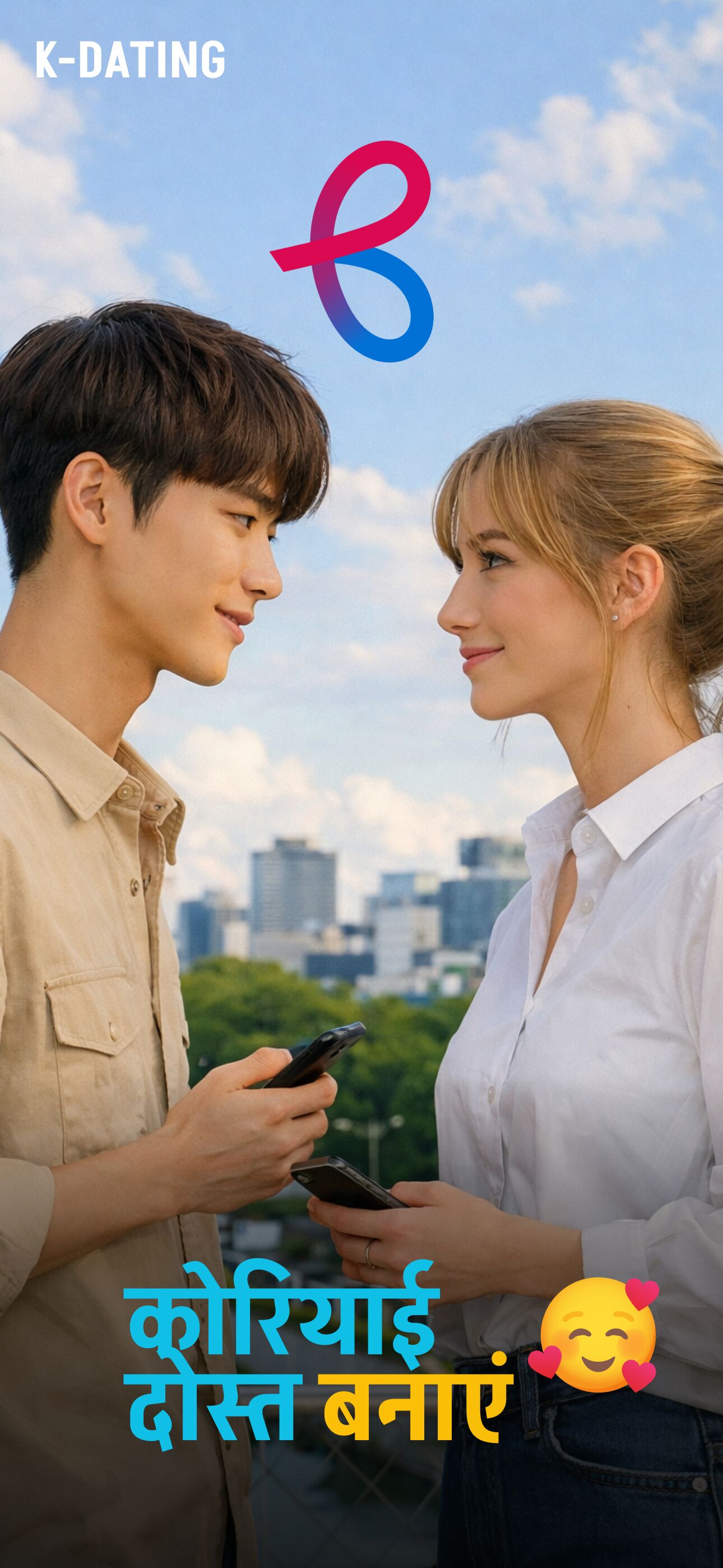 K-Dating — कोरियाई लोगों से ऑनलाइन मिलें और बातें करें