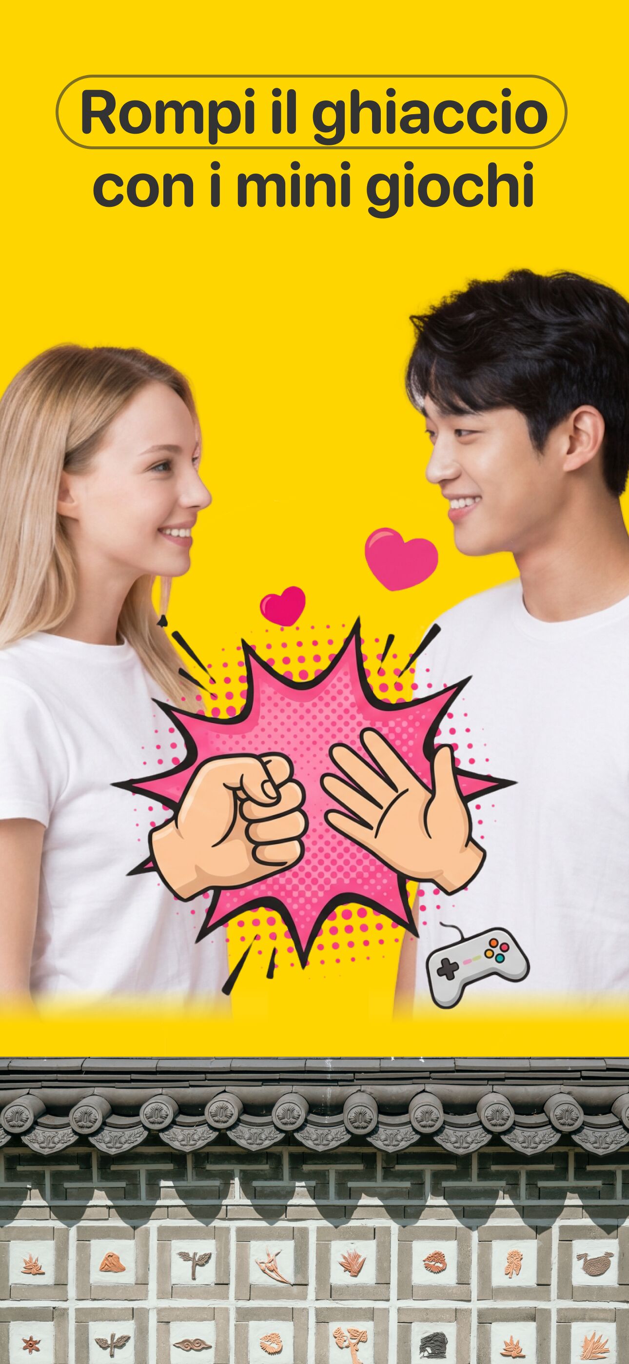 Rompighiaccio con mini giochi